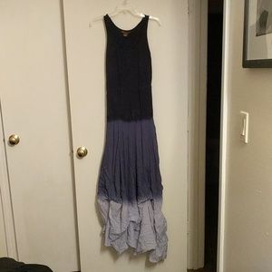 Solitaire Maxi Tie Die Dress